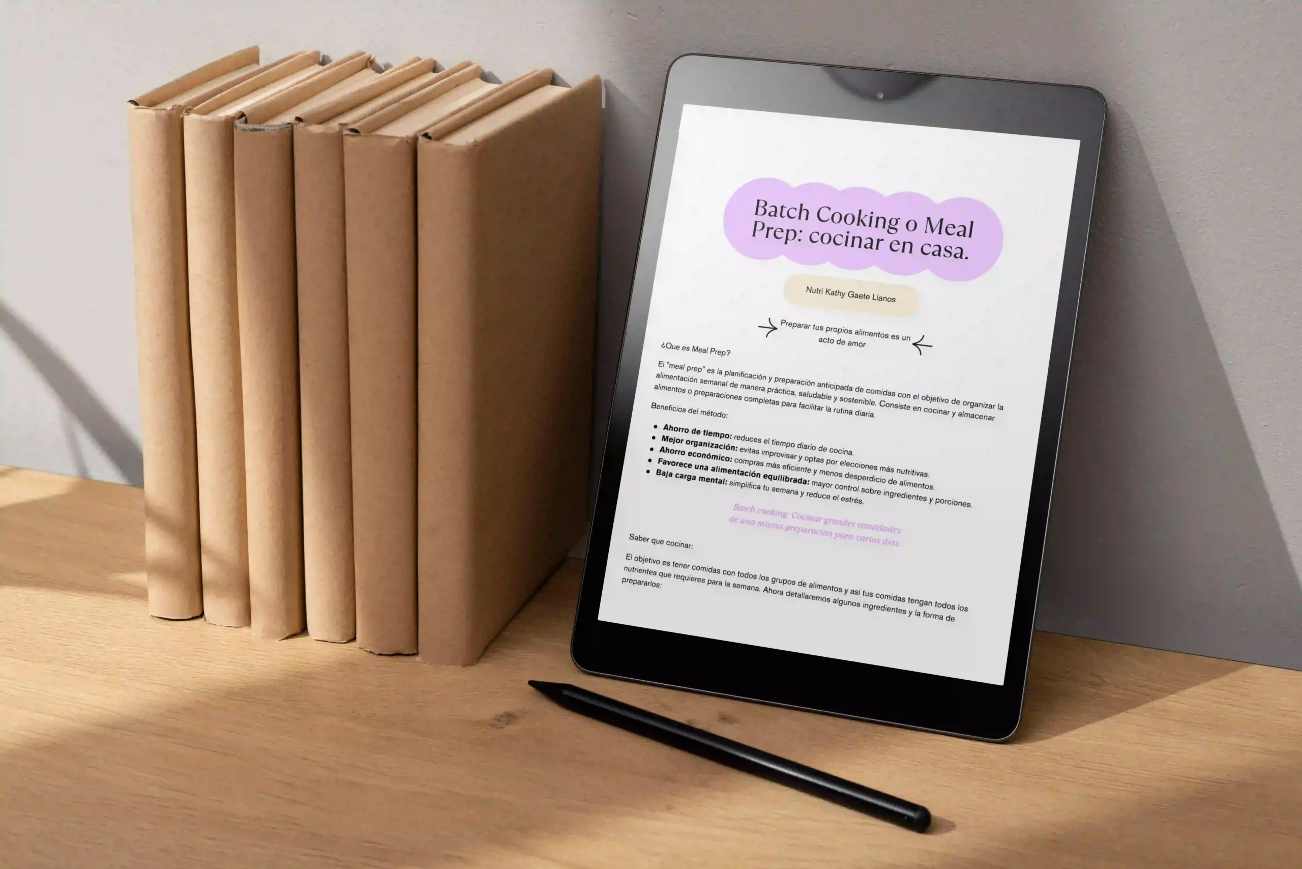 Meal Prep: tips simples para organizar tus comidas de la semana (con recetas descargables)